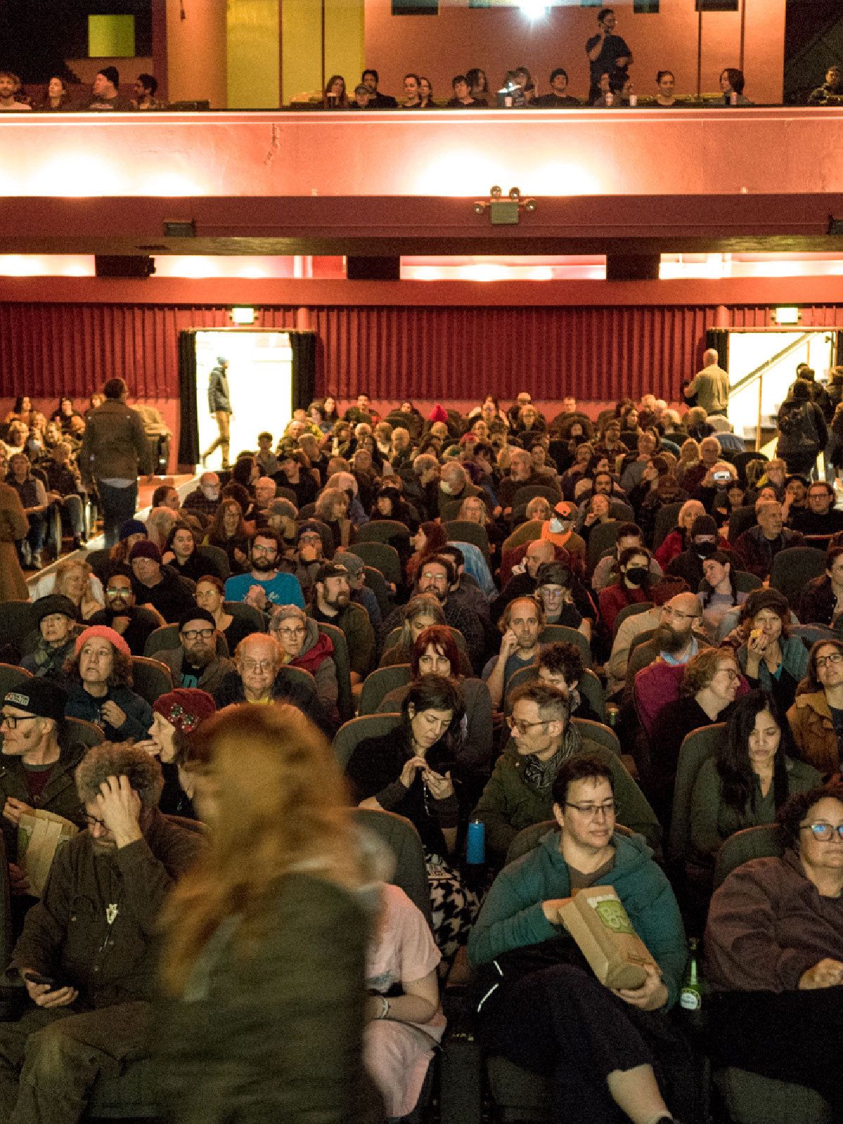 Crowd in theater