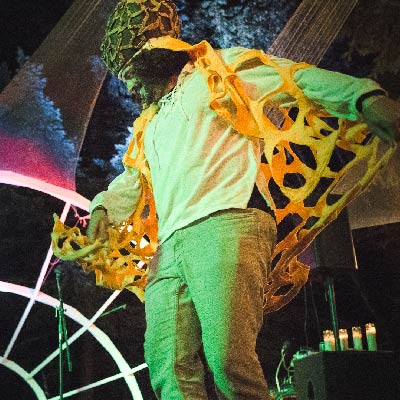 Performer on stage