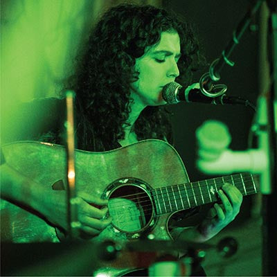 Performer on stage